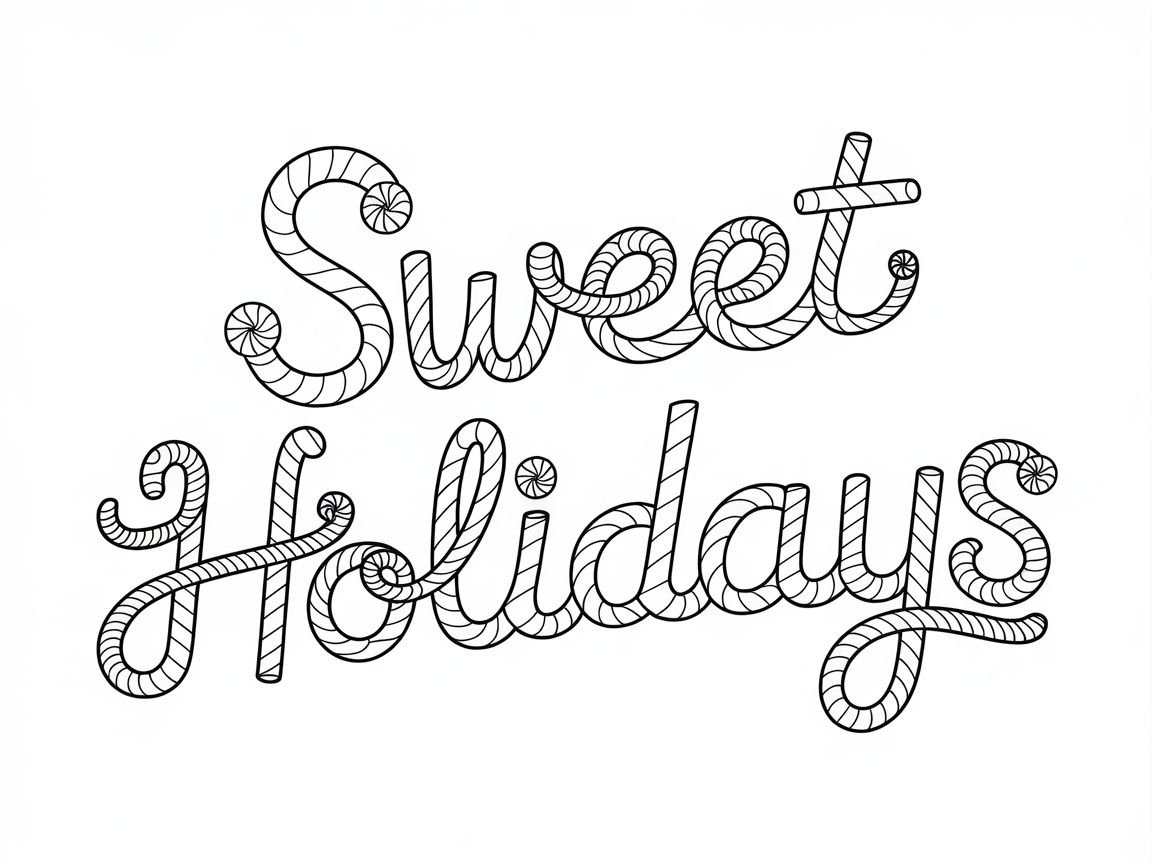 Color Your Way Through Sweet Holiday Greetings