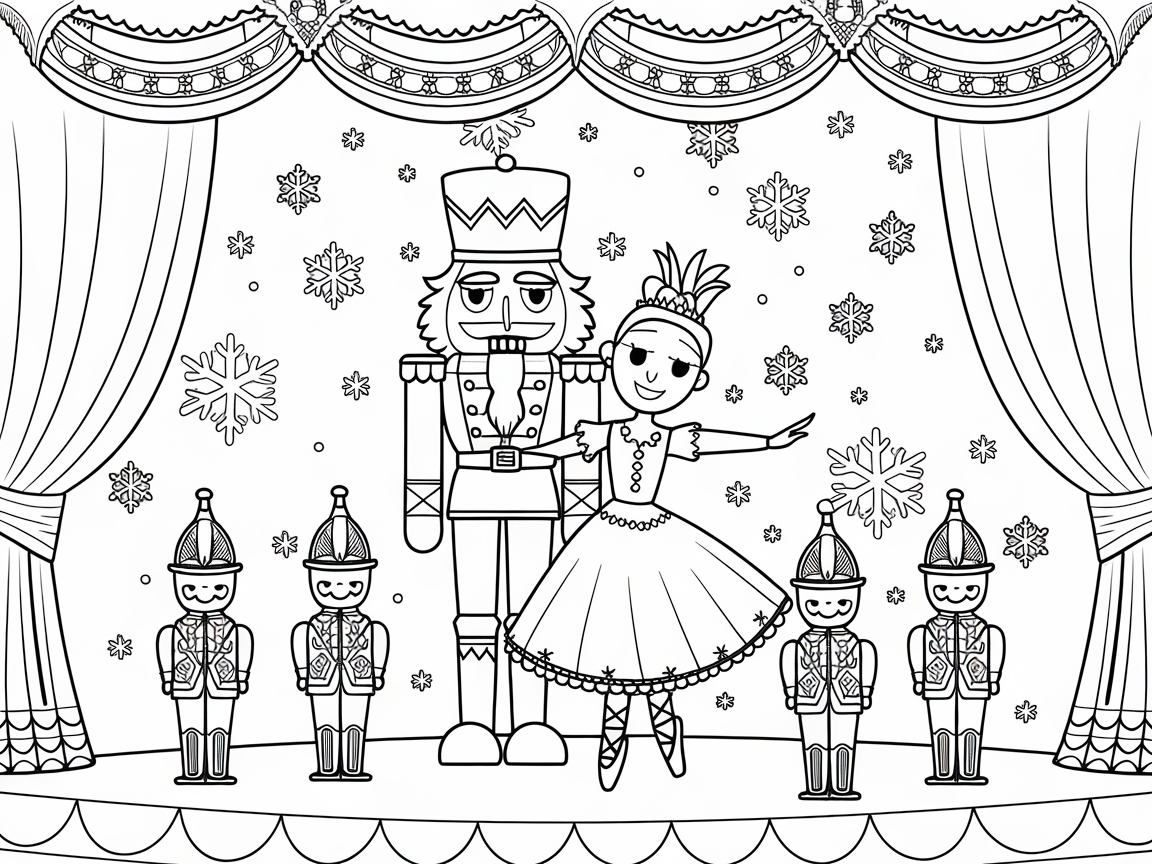 Step Onto the Stage with This Nutcracker Ballet Scene
