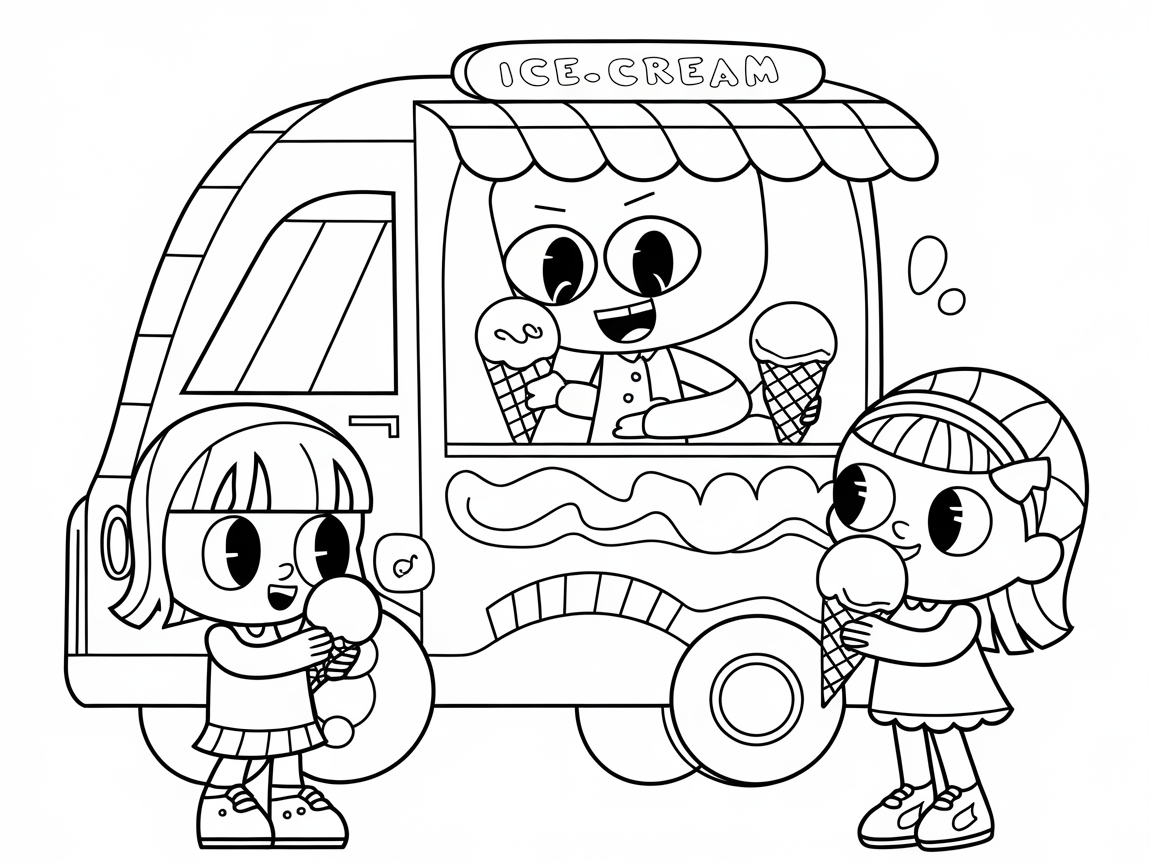 Chill Out With This Sweet Ice Cream Truck Scene