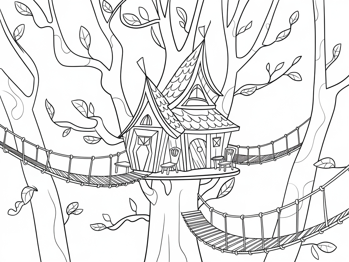 Discover Whimsy in the Trees with This Enchanting Treehouse Castle