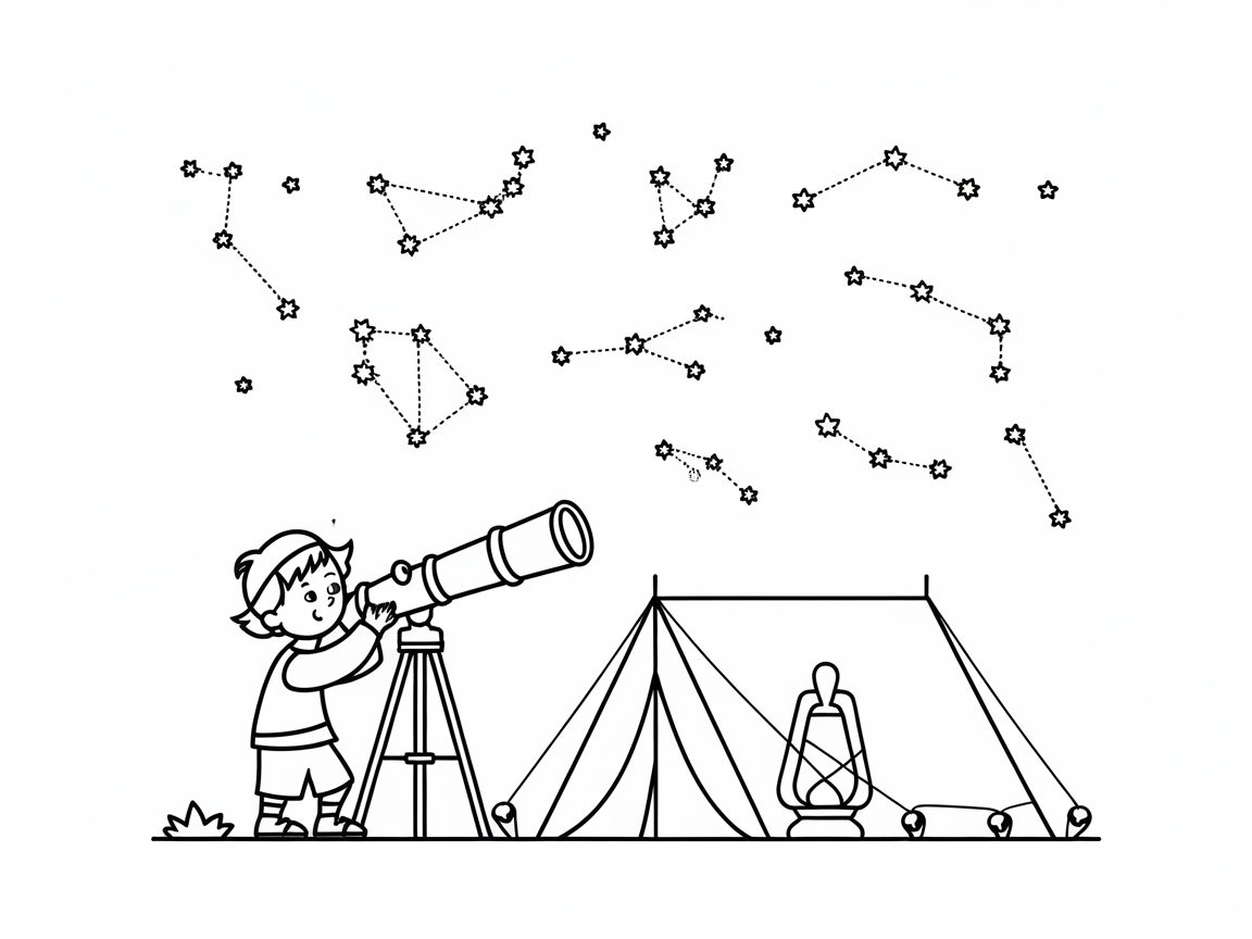 Stargazing Adventure: Kids Exploring the Night Sky