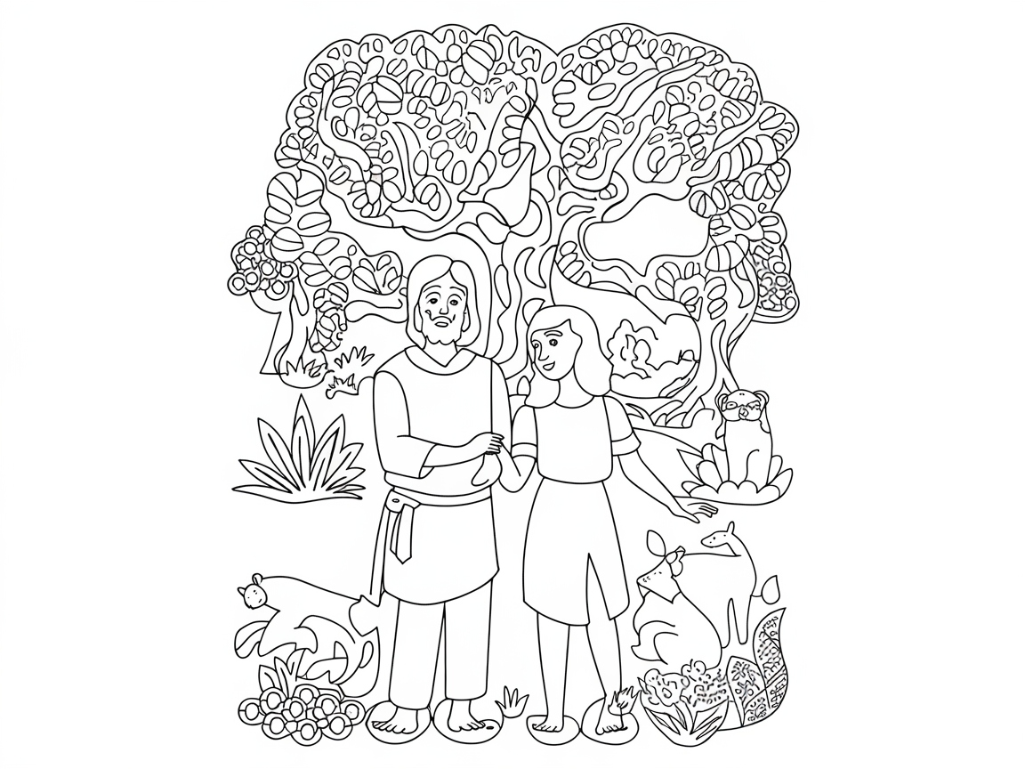 Discover the Serenity of the Garden of Eden Scene