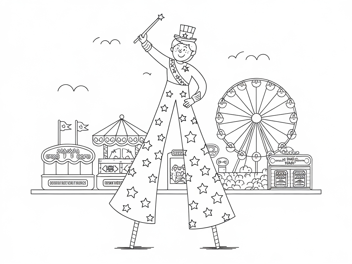 Reach New Heights with This Stilt Walker at the Fair