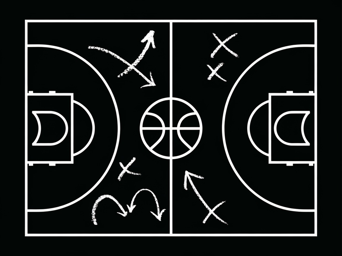 Strategic Play Diagram Coloring Page