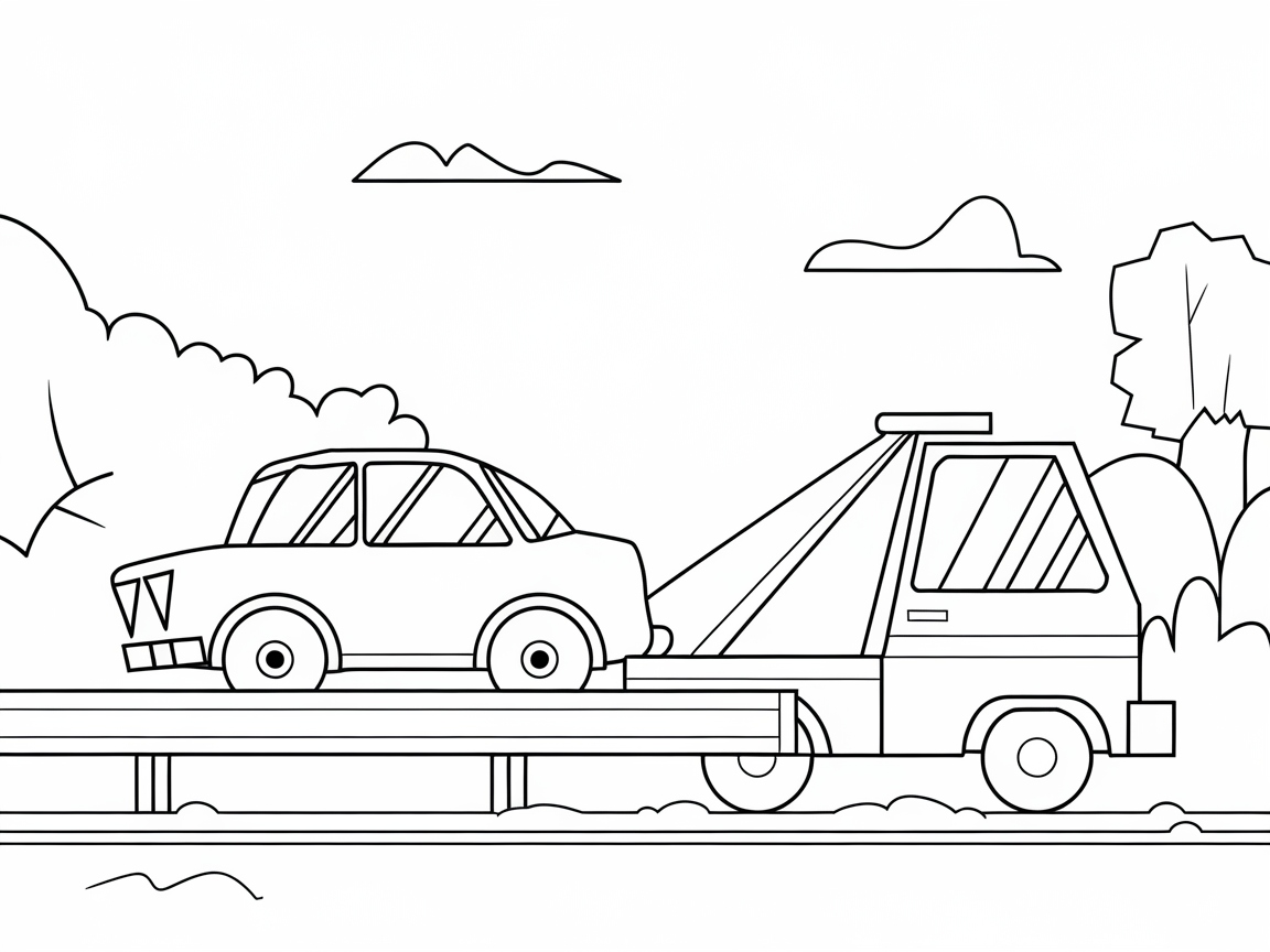 Tow Into Fun With This Roadside Rescue Scene