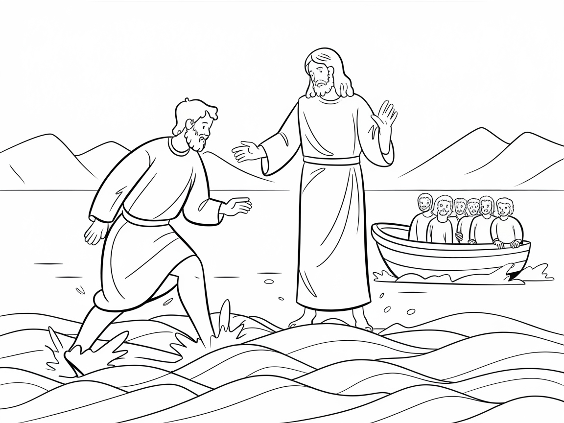 Walk on Water with Jesus and Peter