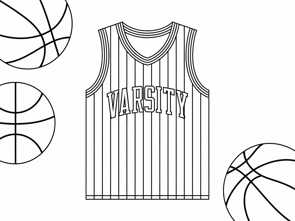 Customize This Classic Varsity Basketball Jersey
