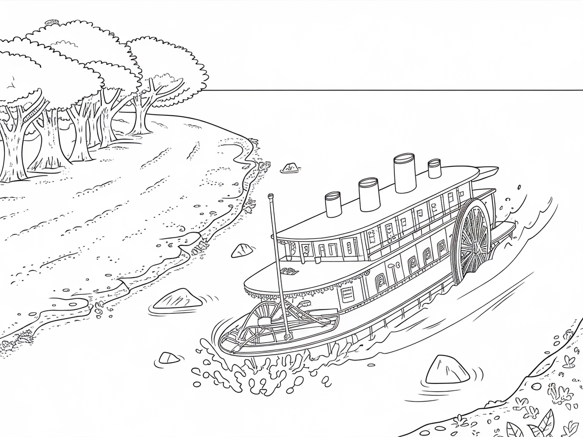 Classic River Steamboat Adventure