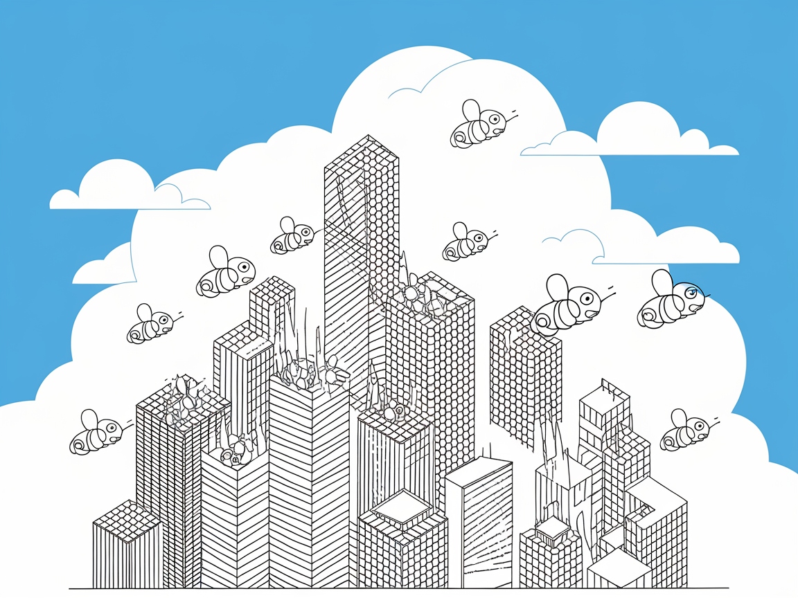 Build a Buzz in This Bee Skyscraper Adventure