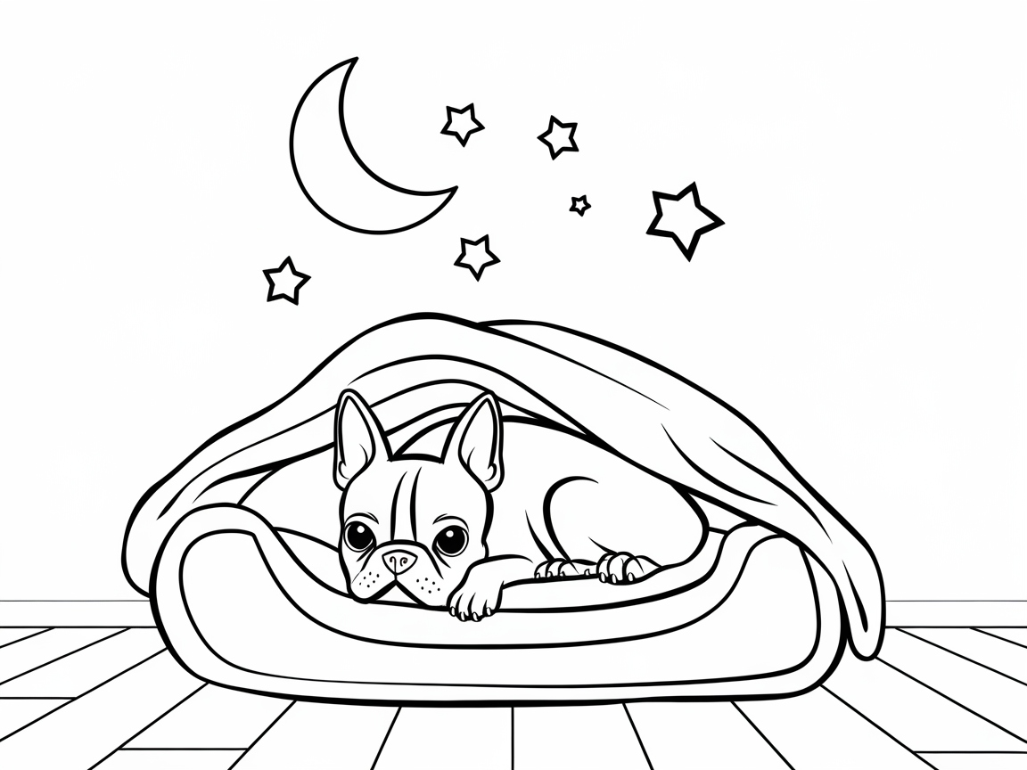Cozy Boston Terrier