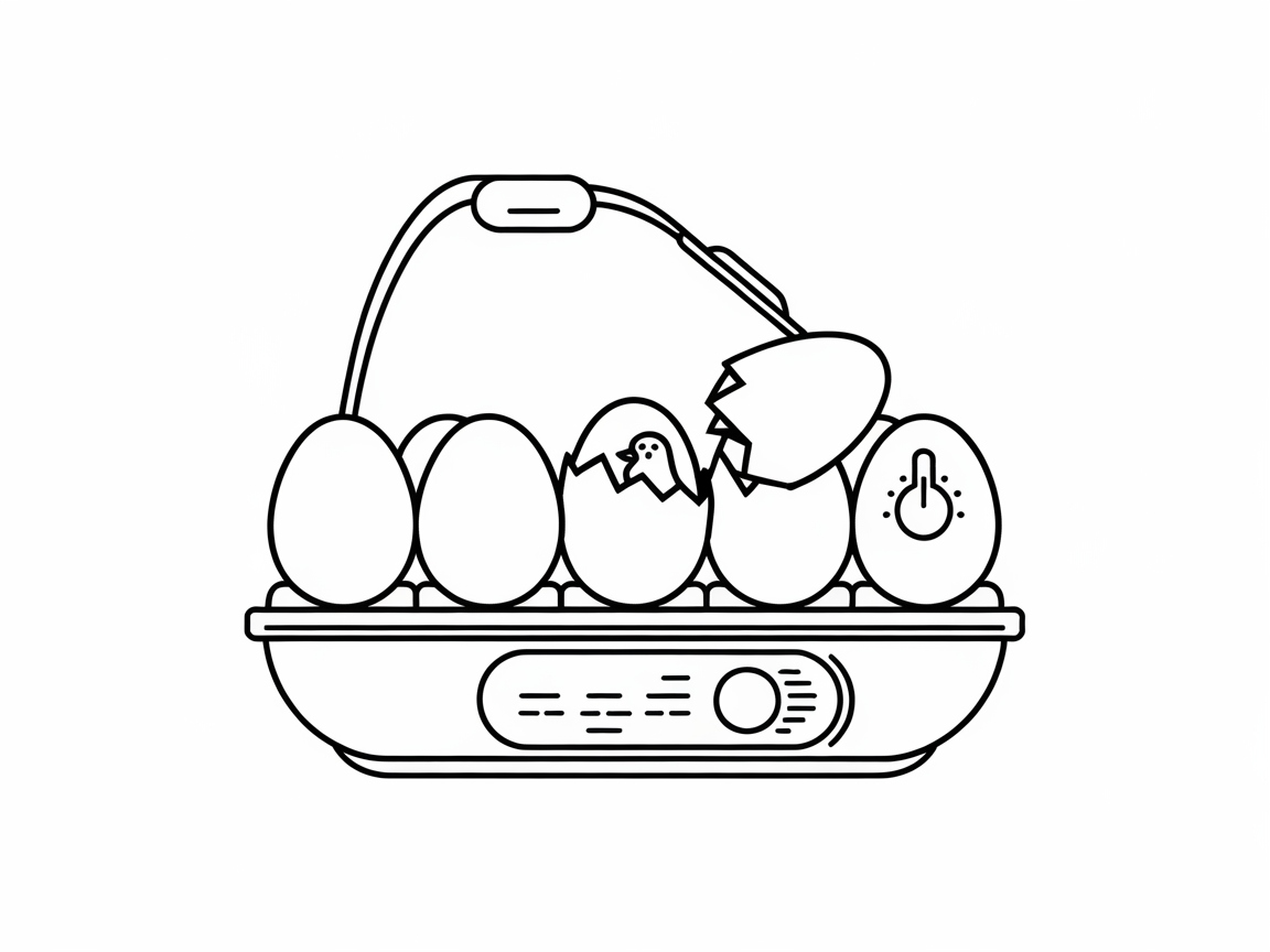Chick Hatching in a High-Tech Incubator