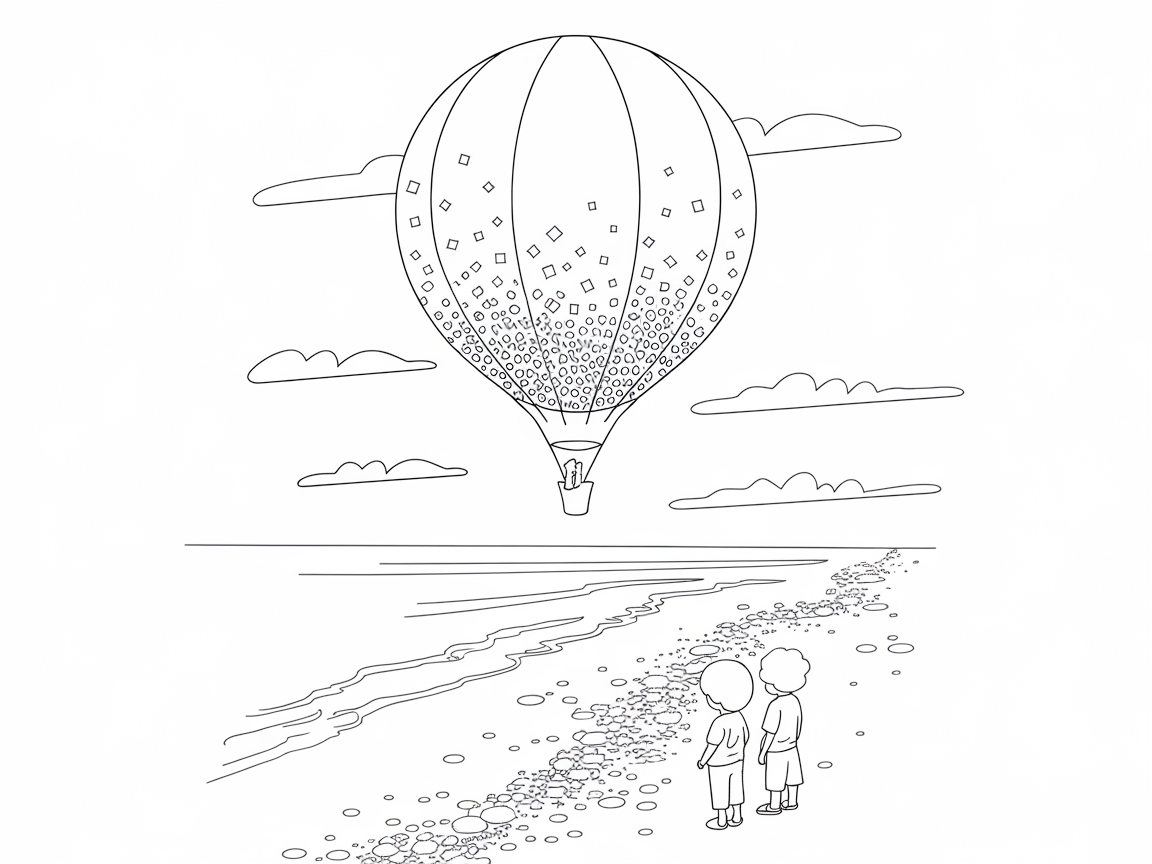 Hot Air Balloon Adventure on the Beach
