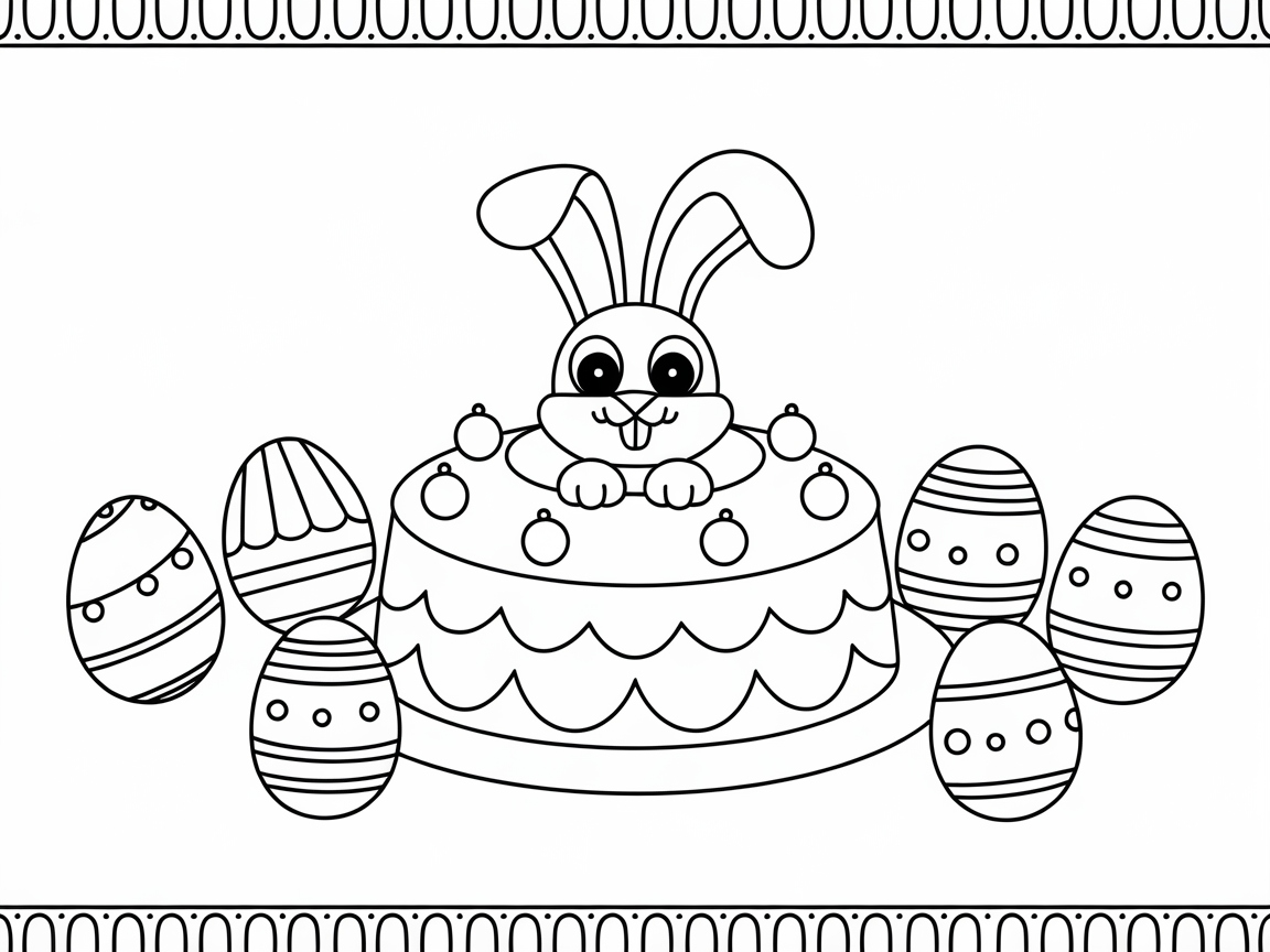 Hop Into Fun with This Easter Bunny Cake Design