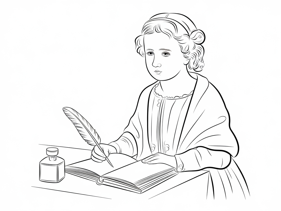 Write Through Time with This Historical Writer Scene