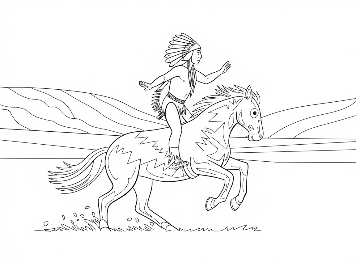 Wild Plains Adventure with Rider and Steed