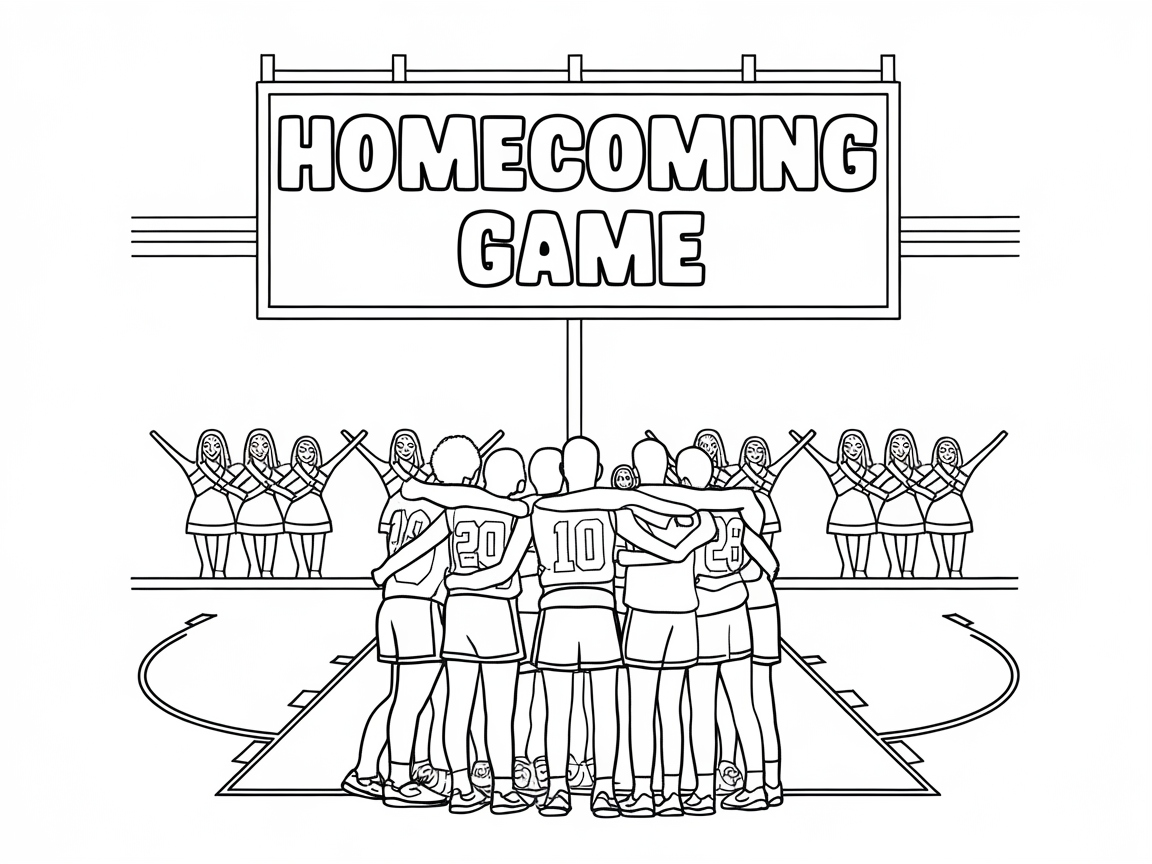 Color Your Way Through Homecoming Enthusiasm