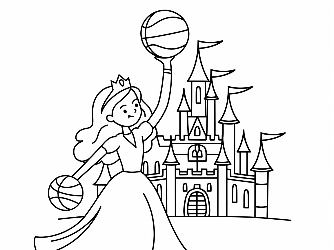Princess Basketball Fantasy: A Royal Court Adventure