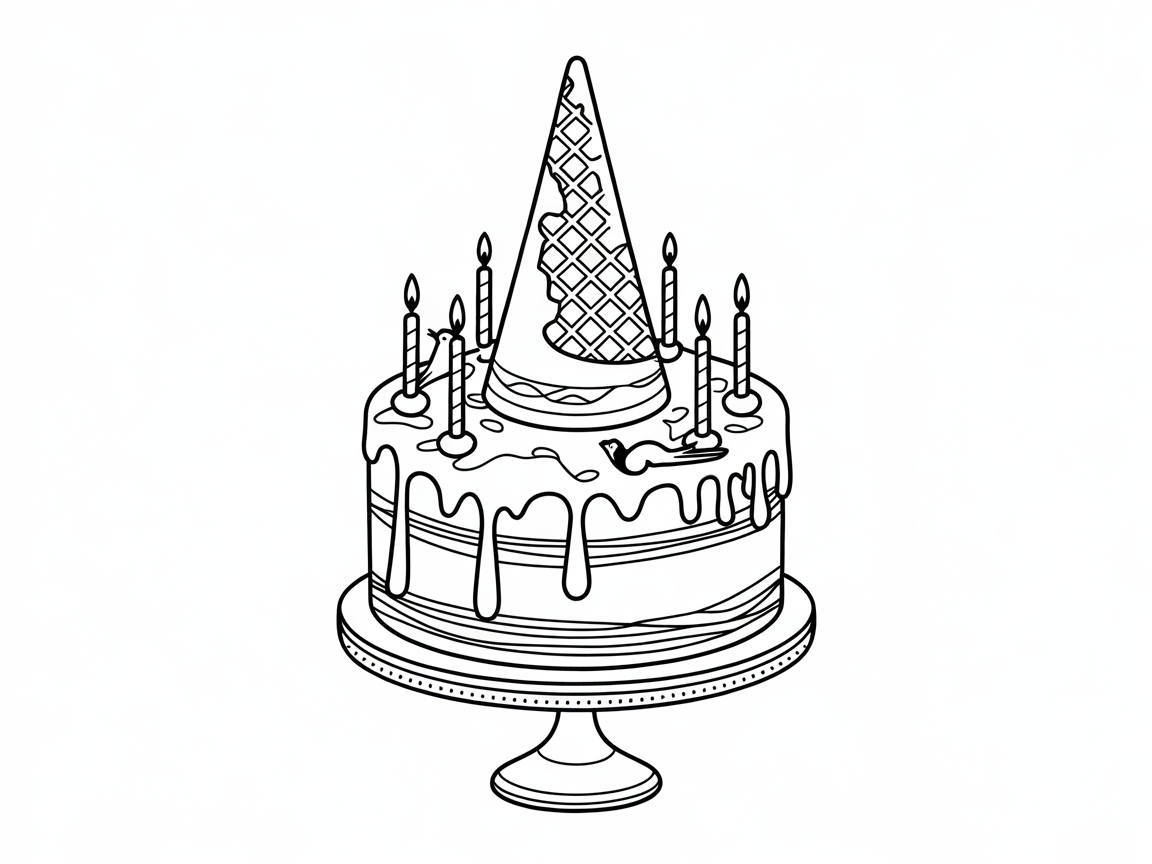 Chill Out with This Ice Cream Cone Cake Design