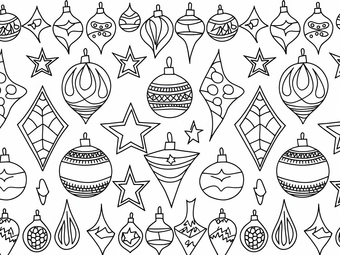 Decorative Christmas Ornaments Galore