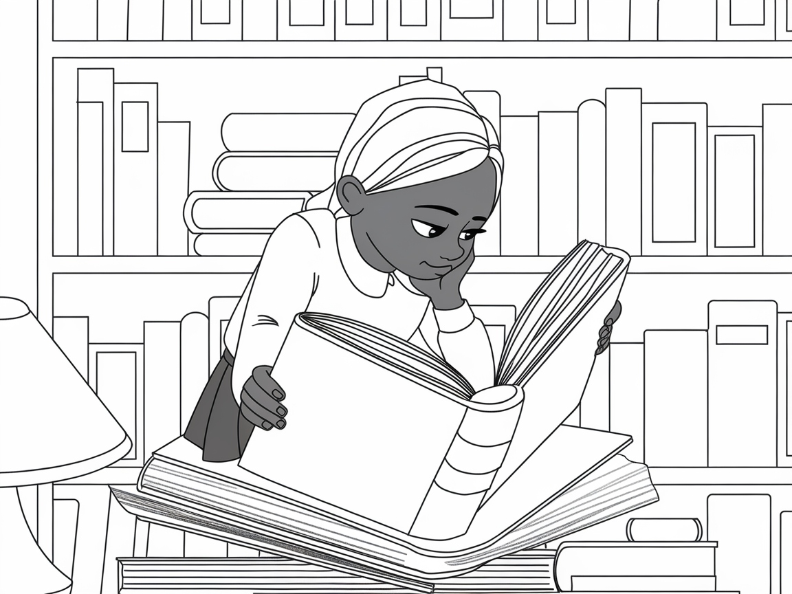 Cozy Library Escape with a Young Reader