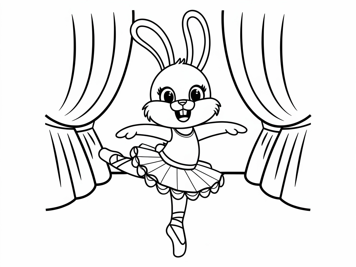 Twirl into Fun with This Ballet Bunny Dancer