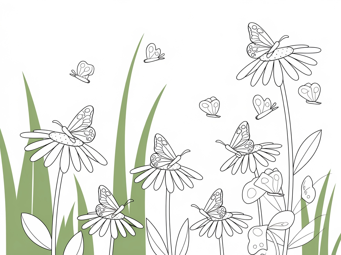 Fluttering Favorites in a Blossoming Field