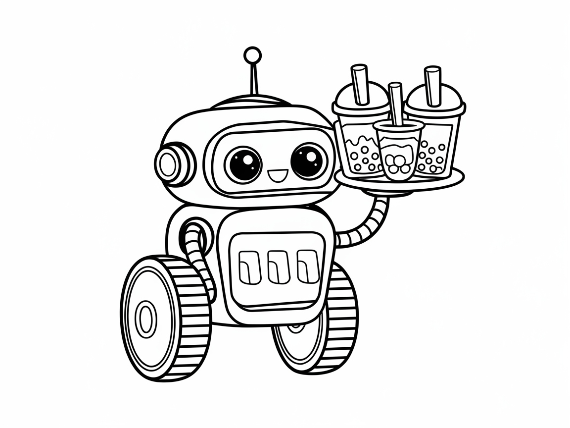 Robot Adventure with Boba Delights