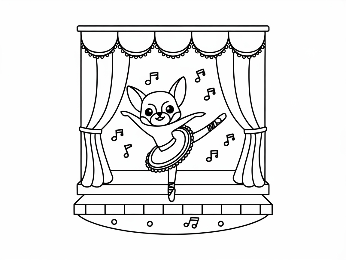 Dancing Chihuahua on Stage
