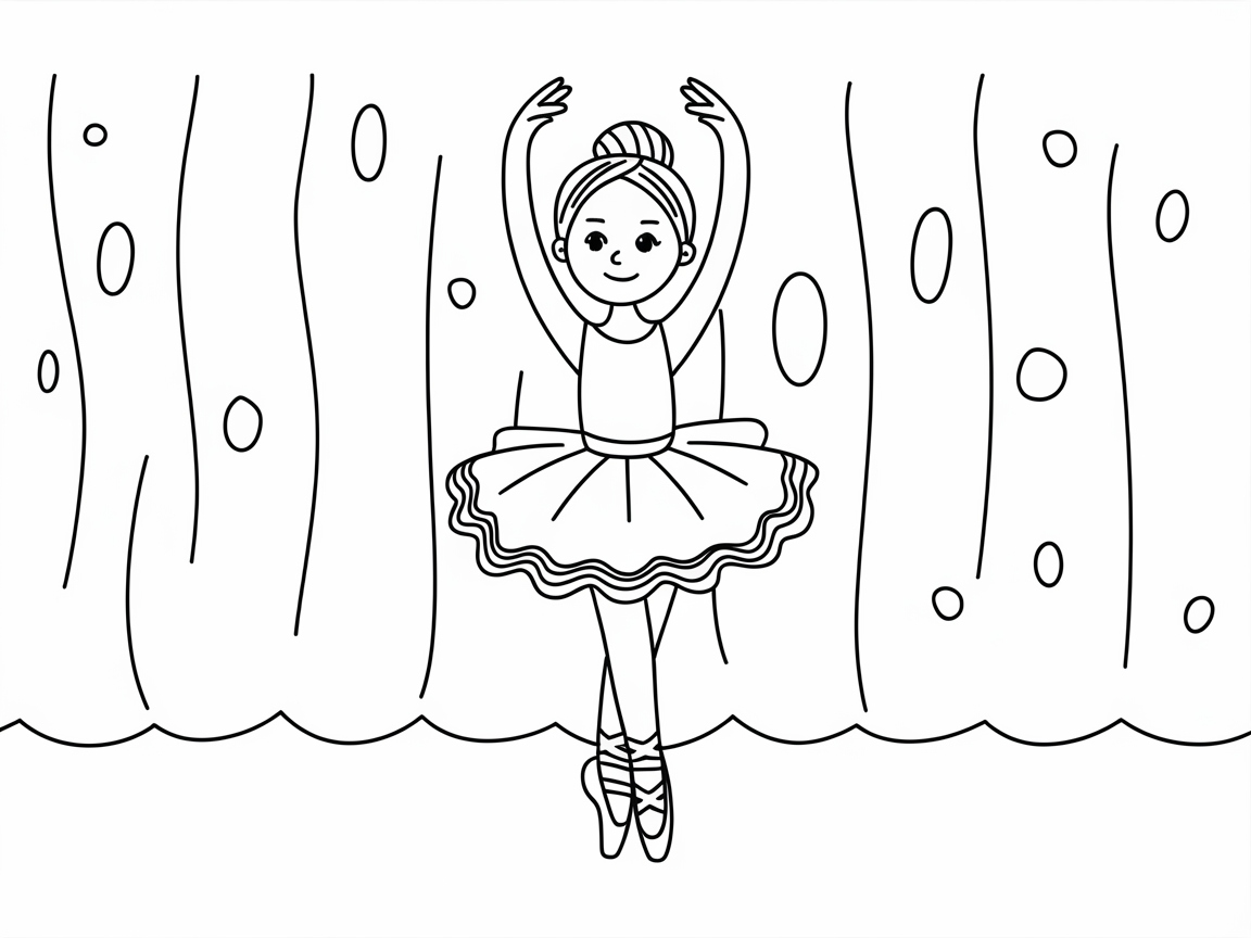 Graceful Ballet Dancer in Action