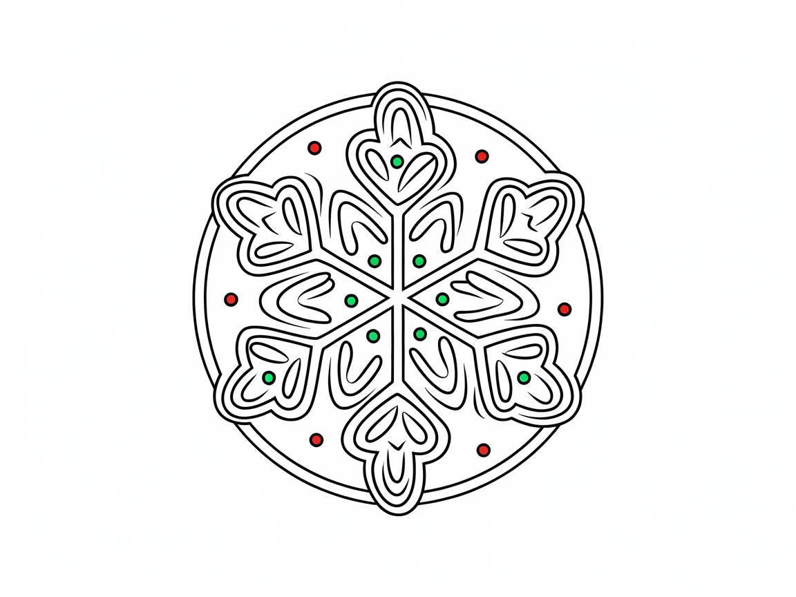 Dive Into Festive Fun with This Snowflake Cookie Design