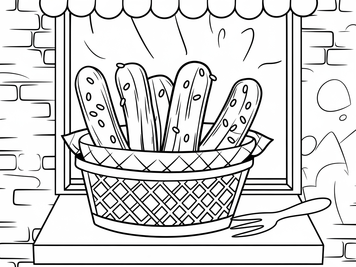 Crunch into Creativity with This Pickle Basket Page