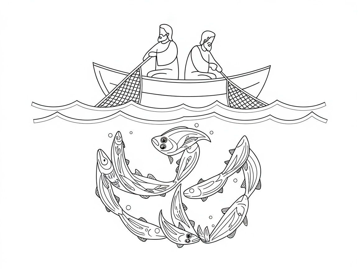 Dynamic Fishing Miracle Scene