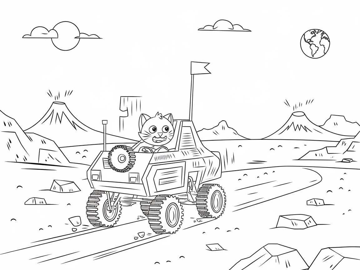 Explore New Worlds with a Cat Rover Adventure