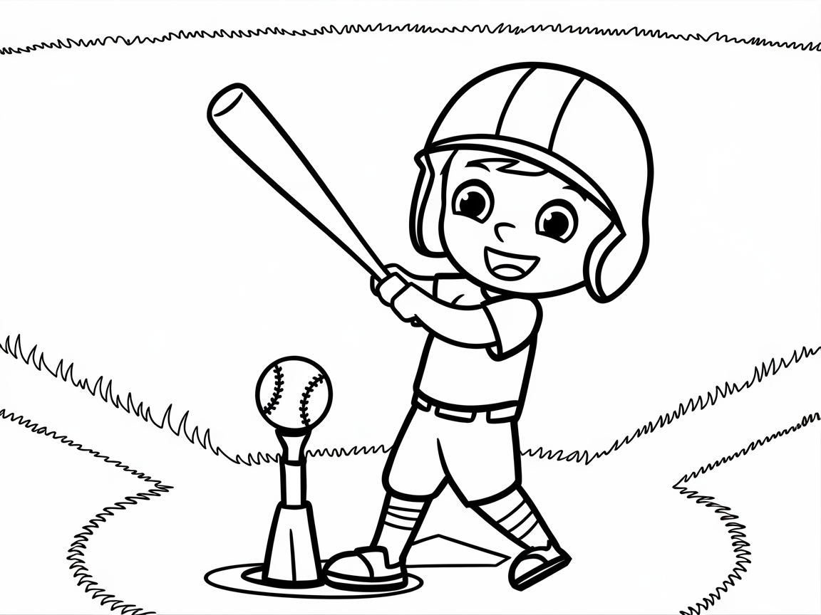 Tee Off with This Adorable Young Batter
