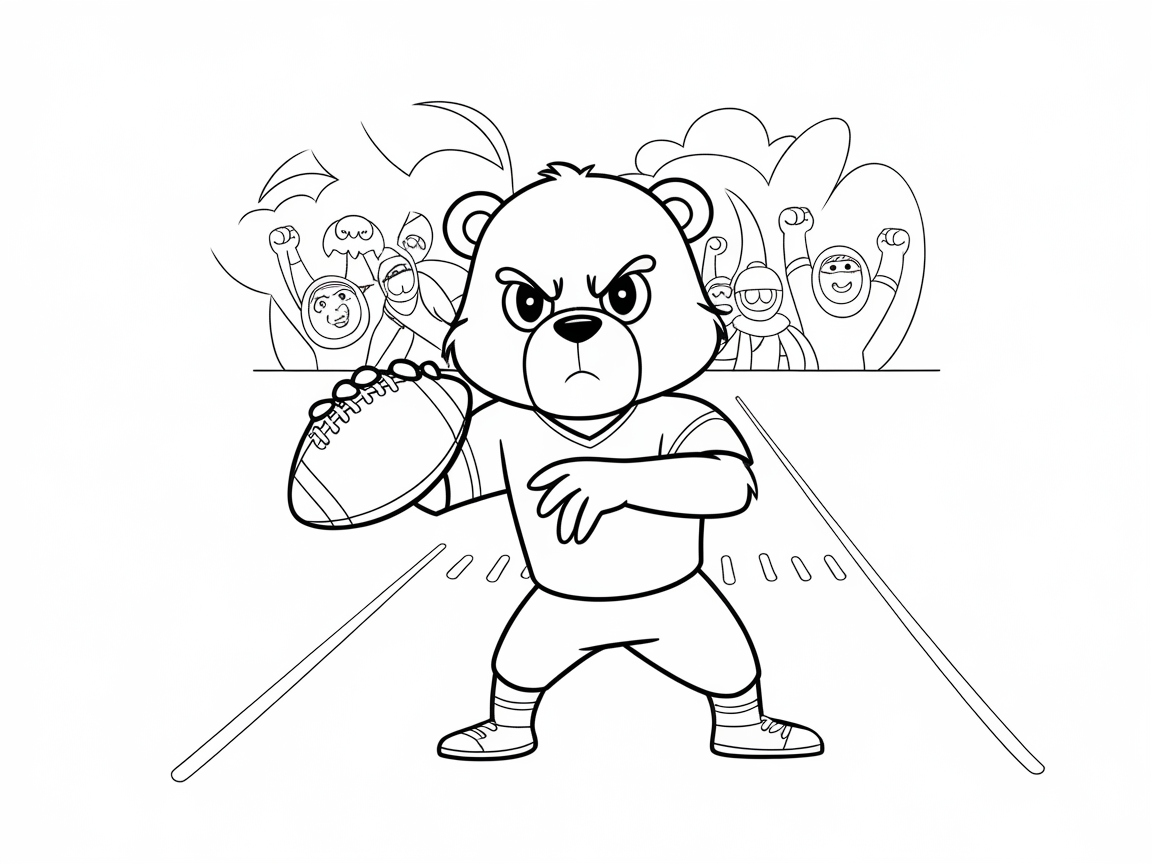 Energetic Bear Quarterback on the Field