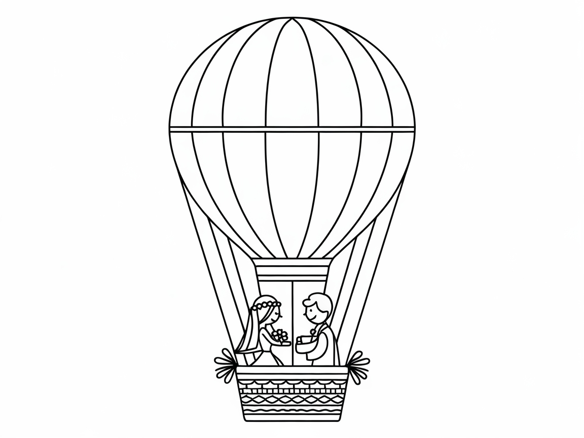 Up in the Air: Hot Air Balloon Wedding Adventure