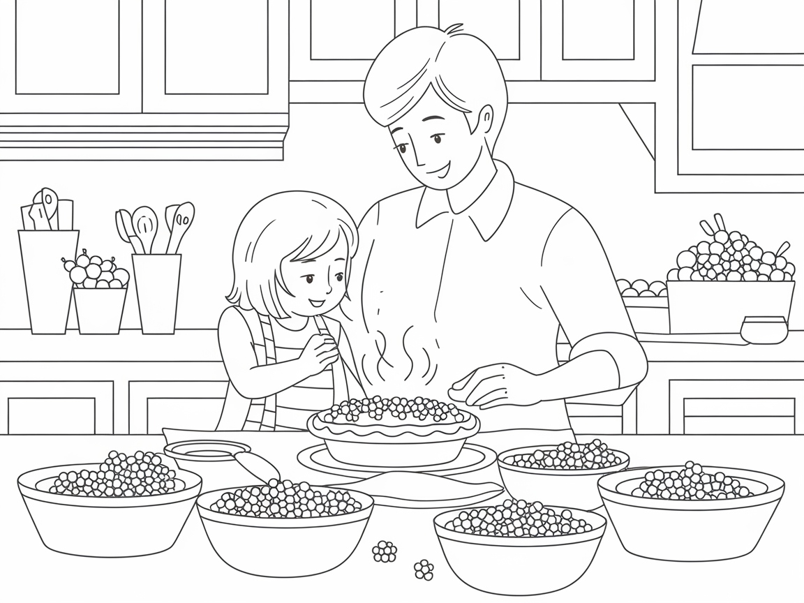 Berry Pie Baking: A Sweet Culinary Scene