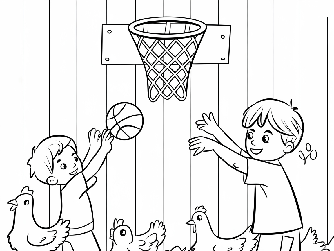 Farm Fun with Backyard Hoops