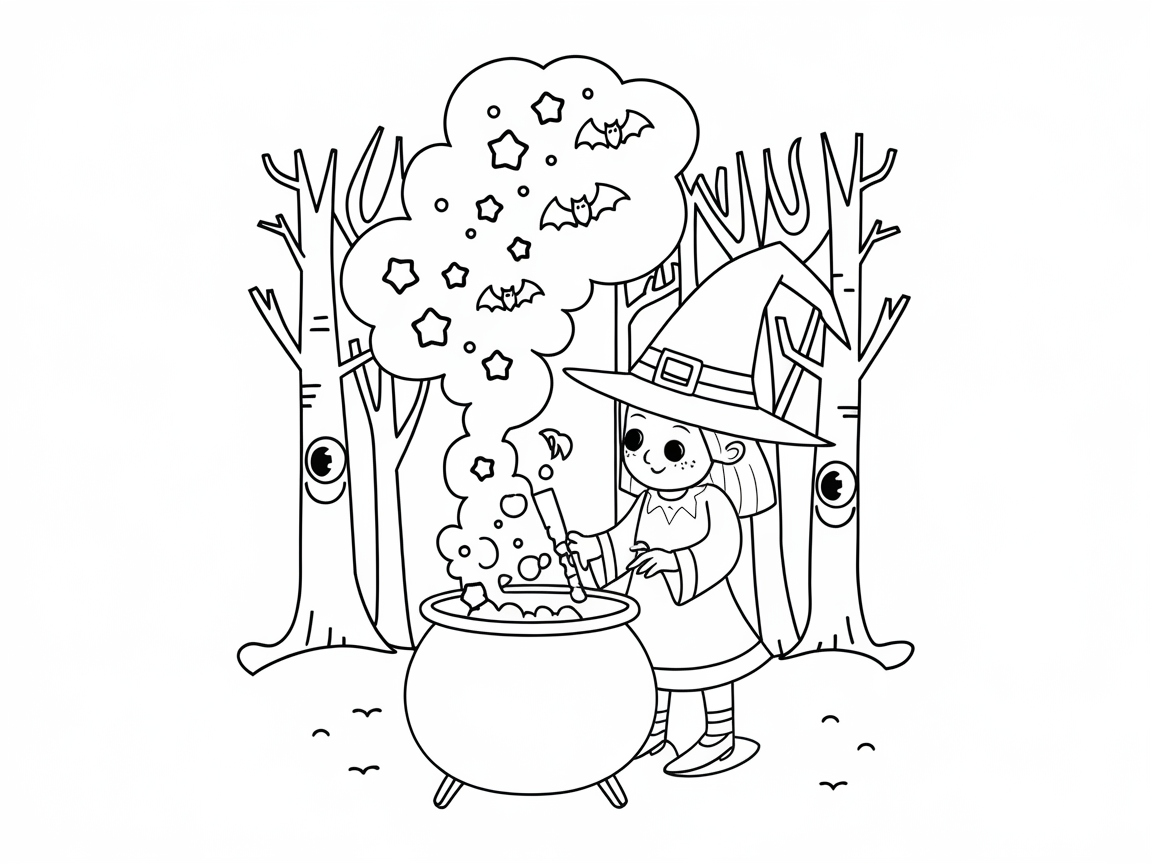Witchy Bubble Brew in the Enchanted Forest