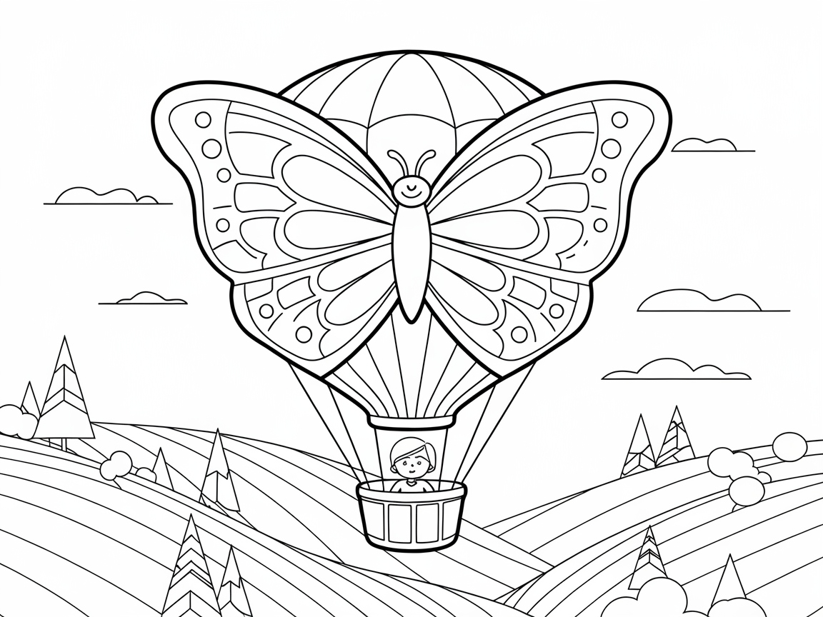 Adventure Awaits with Butterfly Balloon