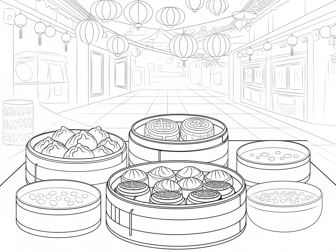 Color Your Way Through a Chinese Street Feast