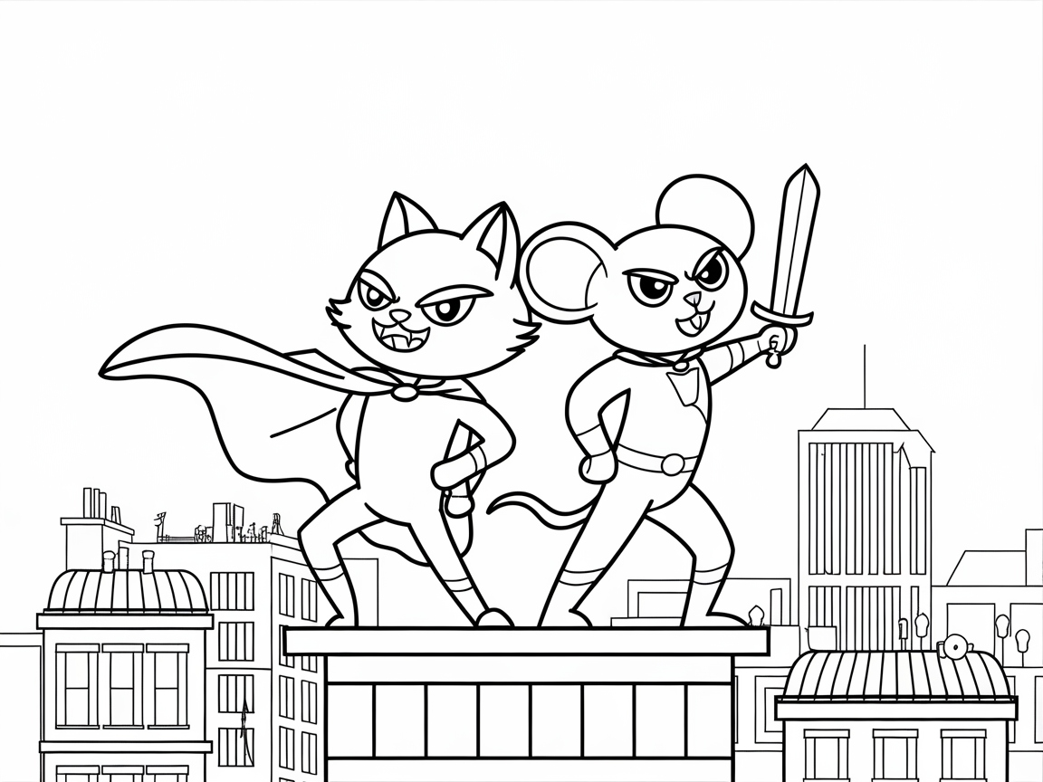 Unleash the Superheroes in This Cat and Mouse Adventure