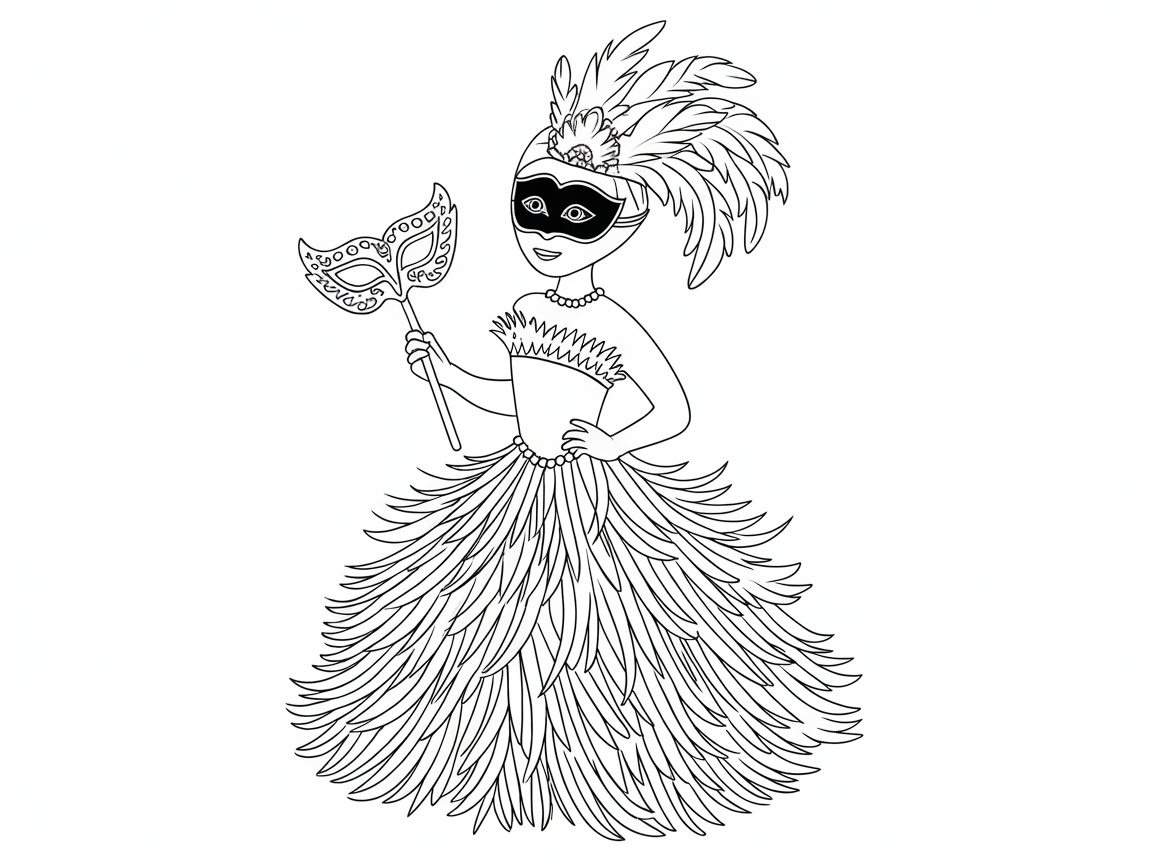 Dive into Mystery with This Masquerade Ball Dress Scene
