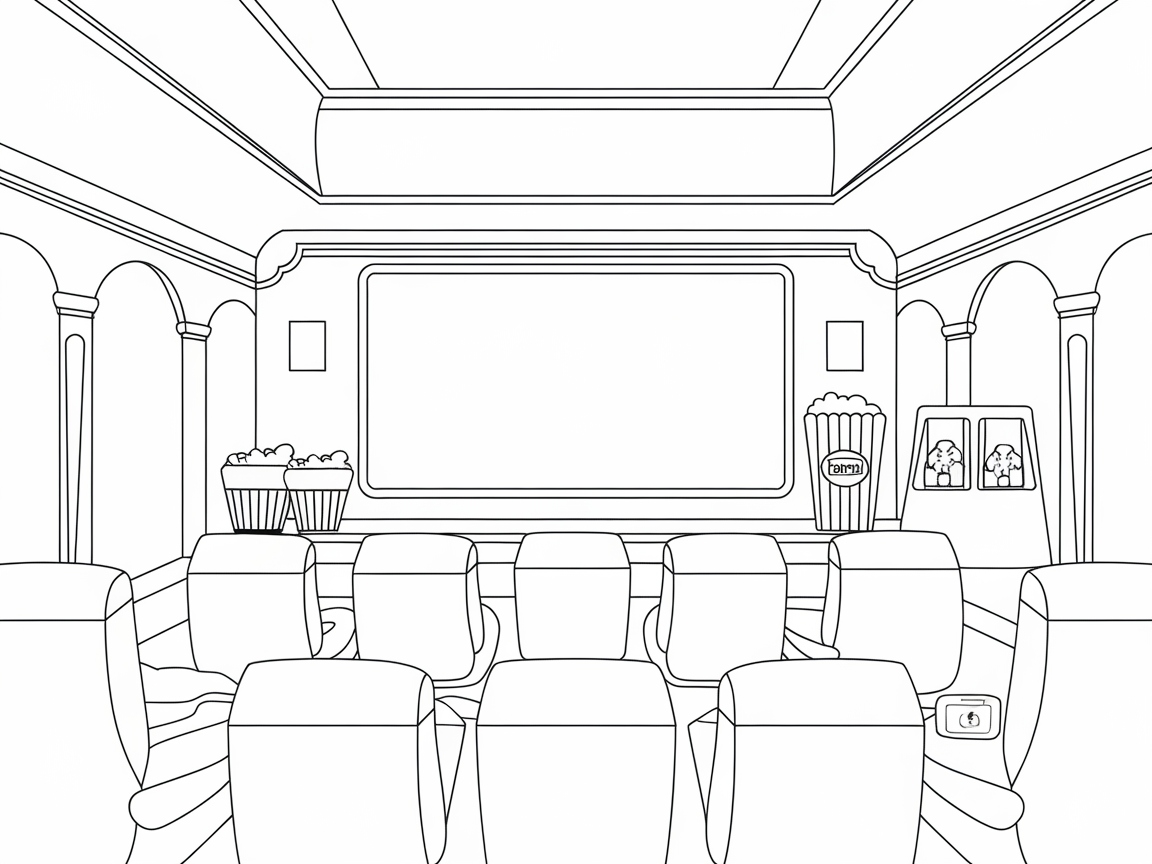 Experience the Luxury of a Mansion Home Theater