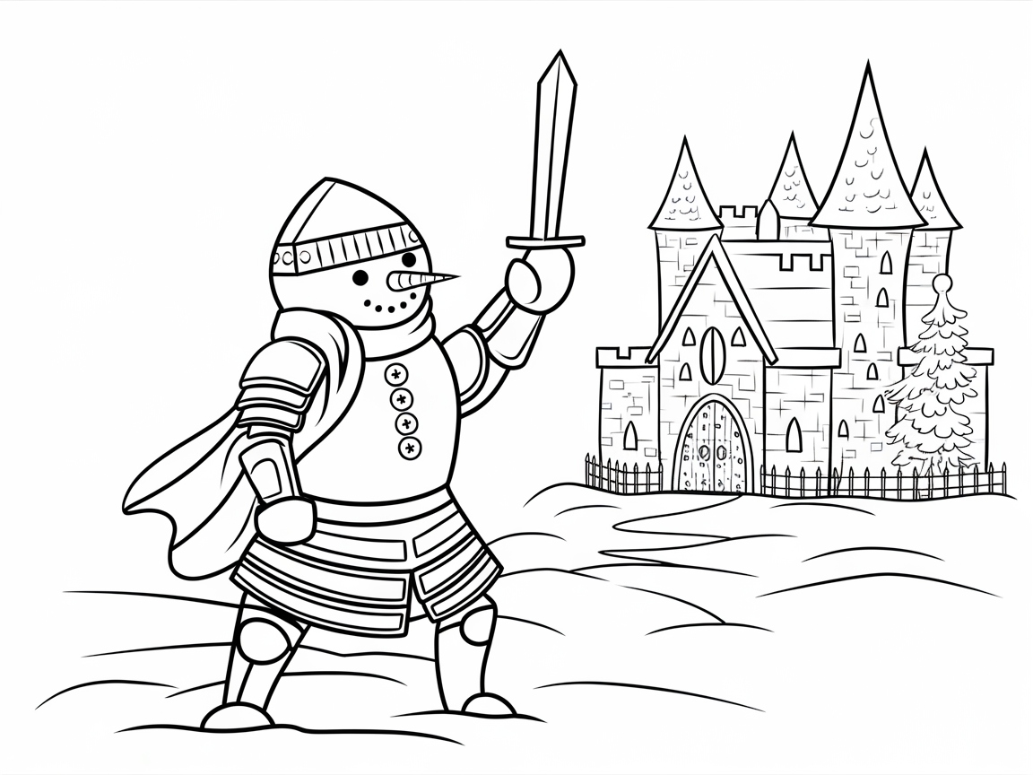 Defend the Kingdom with This Knightly Snowman Adventure