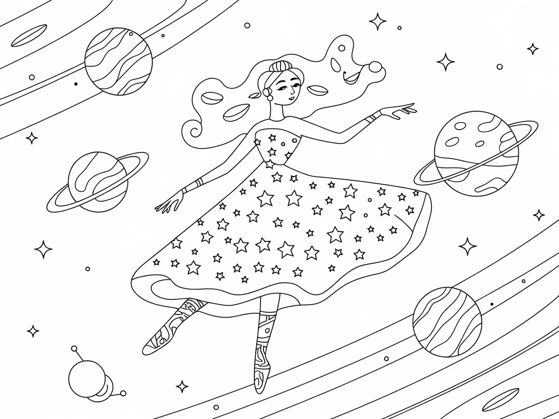Dance Among the Stars with This Celestial Ballerina