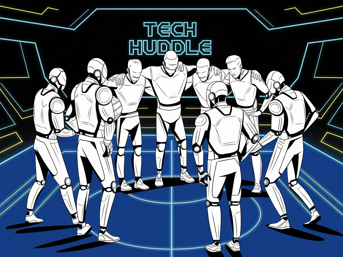 Unleash Creativity in This Futuristic Robot Team Huddle