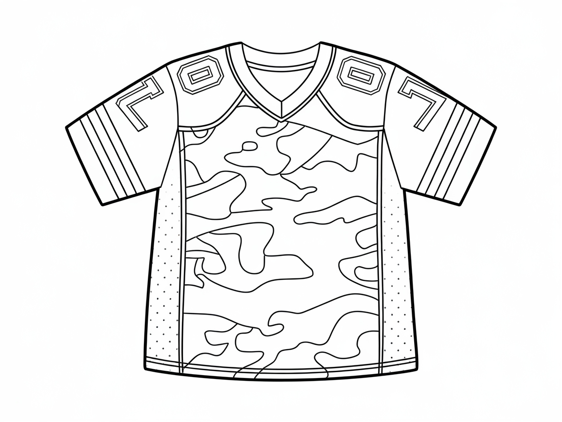 Craft a Camouflage Basketball Jersey With Distinctive Patterns