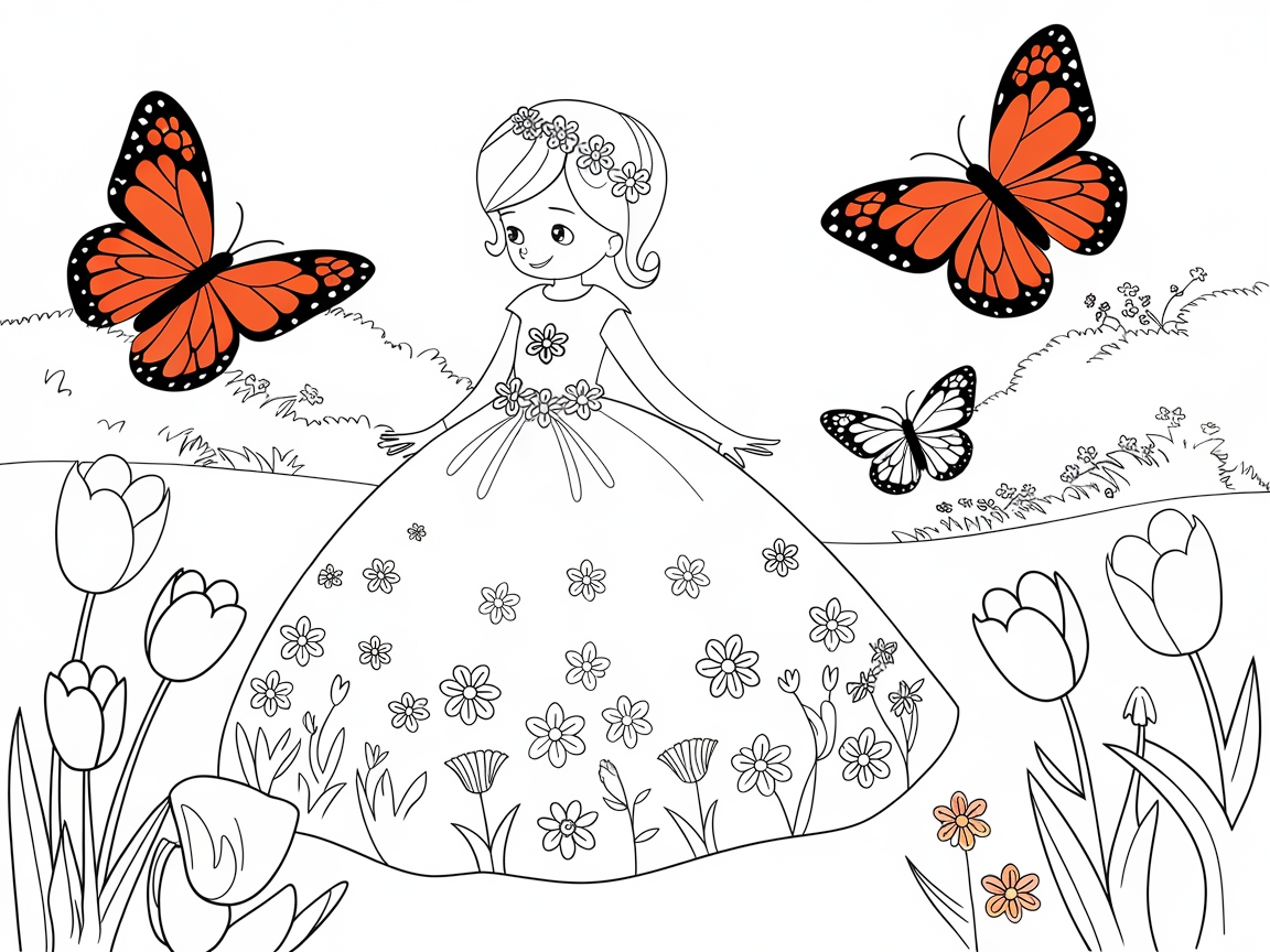 Flutter into Spring with This Butterfly Garden Princess