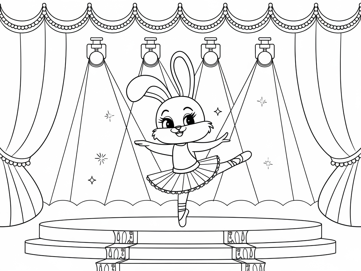 Ballet Bunny Takes Center Stage